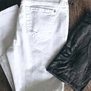 7 For All Mankind | Gorgeous White Distressed Jean